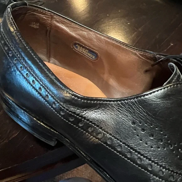 Allen Edmonds Black Leather Westminster Oxfords Amazon.com | Allen Edmonds Mens Wanderer Black Plain Toe  main image 4